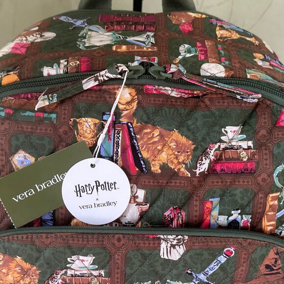 VERA BRADLEY HARRY POTTER BANCROFT BACKPACK:NWT HOGWARTS LIBRARY main image 13